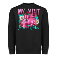 Black Breast Cancer My Aunt İs A Fighter Heavyweight Sweatshirt - Artiststas