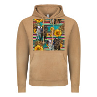 Vintage Camel two cute heifers seamless pattern Vintage Hoodie - HRA Design Shop