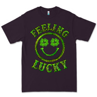 Plum feeling lucky with leopard Premium Tee - RanaPortraitStore