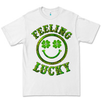 White feeling lucky with leopard Premium Tee - RanaPortraitStore