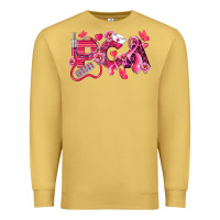 Antique Gold pca breast cancer patient care assistant Premium Sweatshirt - LillyAllenDesigns