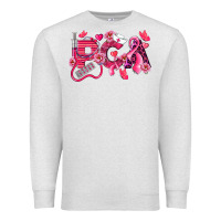Oatmeal Heather pca breast cancer patient care assistant Premium Sweatshirt - LillyAllenDesigns