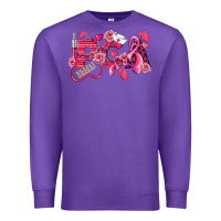 Purple pca breast cancer patient care assistant Premium Sweatshirt - LillyAllenDesigns