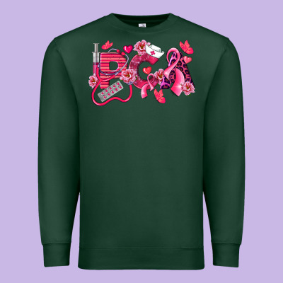 Pca Breast Cancer Patient Care Assistant Premium Sweatshirt Designed By Lillyallendesigns