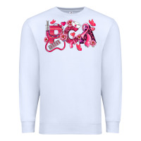White pca breast cancer patient care assistant Premium Sweatshirt - LillyAllenDesigns