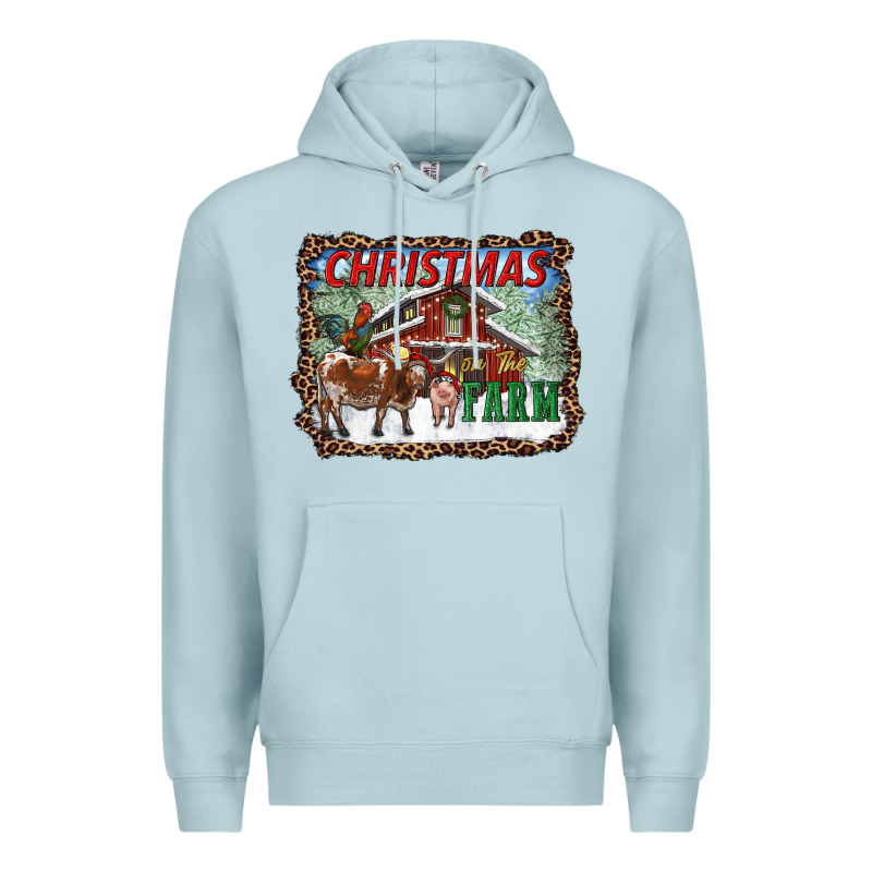 Christmas On The Farm Premium Hoodie by RanaPortraitStore | Teevron