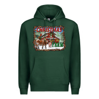 Sports Green Christmas on the farm Premium Hoodie - RanaPortraitStore