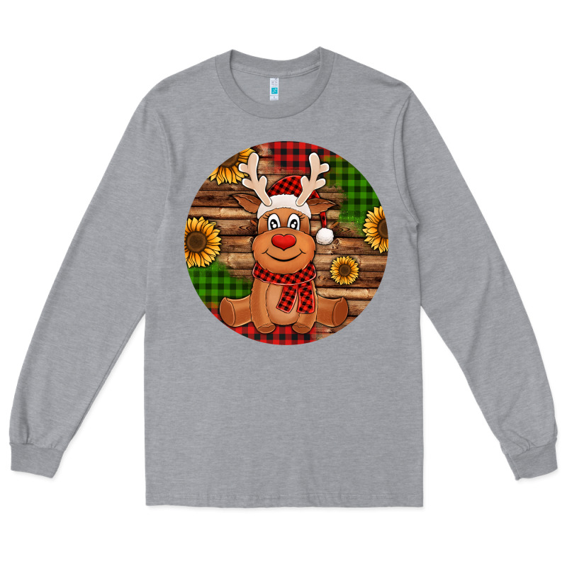 Cute Reindeer Christmas Long Sleeve Tee by Jasminsmagicworld | Teevron