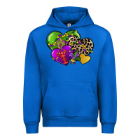 Cobalt mardi gras hearts cg (1) Urban Hoodie - CowGirlArtShop