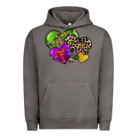 Pigment Tornado mardi gras hearts cg (1) Urban Hoodie - CowGirlArtShop