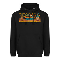 Black hello pumpkin season libbey glass Heavyweight Hoodie - BundleAndBundleShop