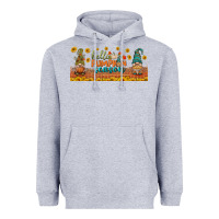 Heather Grey hello pumpkin season libbey glass Heavyweight Hoodie - BundleAndBundleShop