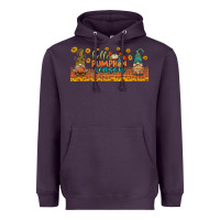Plum hello pumpkin season libbey glass Heavyweight Hoodie - BundleAndBundleShop