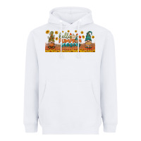 White hello pumpkin season libbey glass Heavyweight Hoodie - BundleAndBundleShop