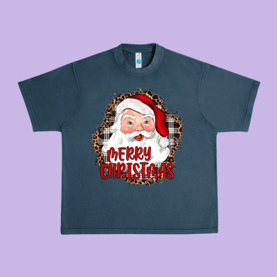 Merry Christmas Santa Urban Heavy Tee Designed By Jahusdesignshop
