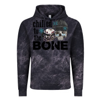 Cloud Black Chilled to the bone skull winter Vintage Hoodie - FaDigitalArtStudio