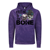 Cloud Purple Chilled to the bone skull winter Vintage Hoodie - FaDigitalArtStudio
