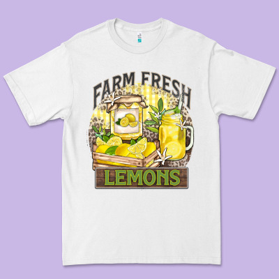 Farm Fresh Lemons Premium Tee Designed By Zillion Design Studio