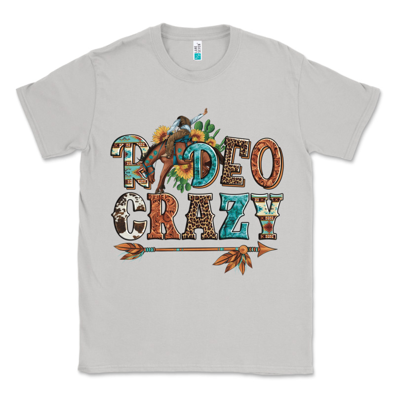 Rodeo Crazy Bucking Bronco Cowboy Classic Tee by Artiststas | Teevron