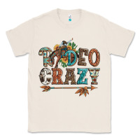 Natural rodeo crazy bucking bronco cowboy Classic Tee - Artiststas