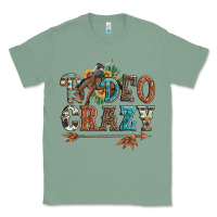 Sage rodeo crazy bucking bronco cowboy Classic Tee - Artiststas