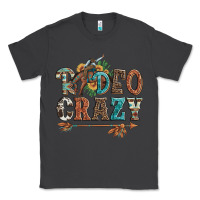 Smoke rodeo crazy bucking bronco cowboy Classic Tee - Artiststas