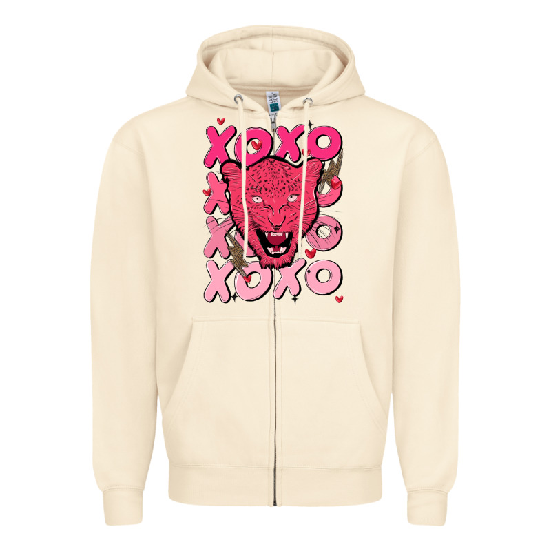 Valentine Zipper Hoodie by MaliasSmallBusiness | Teevron