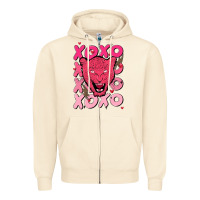 Sandshell valentine Zipper Hoodie - MaliasSmallBusiness