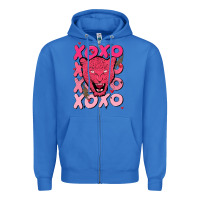 True Royal valentine Zipper Hoodie - MaliasSmallBusiness