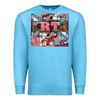 Ocean Blue rt Premium Sweatshirt - LillyAllenDesigns