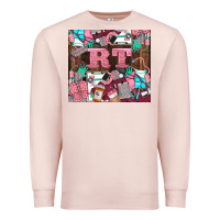 Pale Pink rt Premium Sweatshirt - LillyAllenDesigns