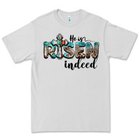 Dove Grey he is risen indeed Premium Tee - BarkalooDesign