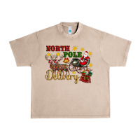French Oak North Pole Delivery Santa Sleigh Urban Heavy Tee - Artiststas