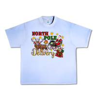 Grape Ice North Pole Delivery Santa Sleigh Urban Heavy Tee - Artiststas