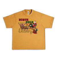 Peanut Butter North Pole Delivery Santa Sleigh Urban Heavy Tee - Artiststas