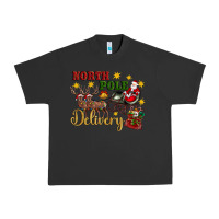 Pigment Black North Pole Delivery Santa Sleigh Urban Heavy Tee - Artiststas