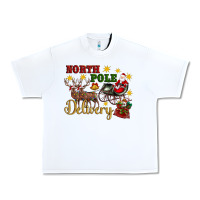 White North Pole Delivery Santa Sleigh Urban Heavy Tee - Artiststas