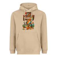 Mushroom thankful fall cross Heavyweight Hoodie - BundleAndBundleShop