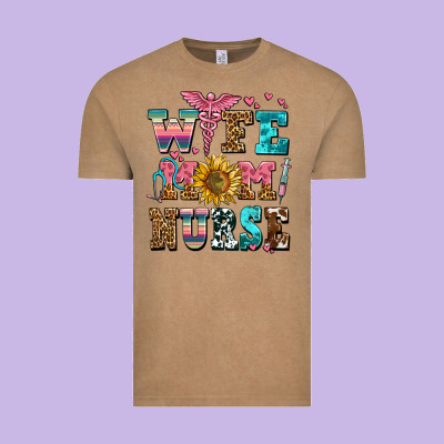 Wife Mom Nurse Vintage Tee Designed By Adodesignshop