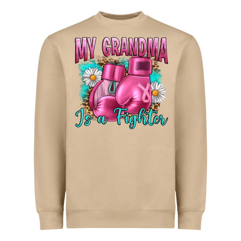 Breast Cancer My Grandma Is A Fighter Heavyweight Sweatshirt by Artiststas | Teevron