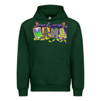 Forest Green mardi gras mama Urban Hoodie - CowGirlArtShop