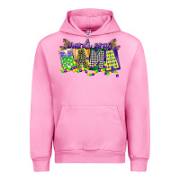 Fuchsia Pink mardi gras mama Urban Hoodie - CowGirlArtShop