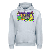 Heather Grey mardi gras mama Urban Hoodie - CowGirlArtShop