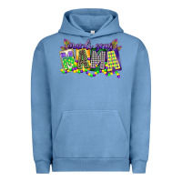 Pigment Pebble Blue mardi gras mama Urban Hoodie - CowGirlArtShop