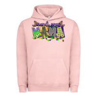 Pigment Salmon mardi gras mama Urban Hoodie - CowGirlArtShop