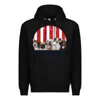 Black American Dog Day Premium Hoodie - Bettercallsaul