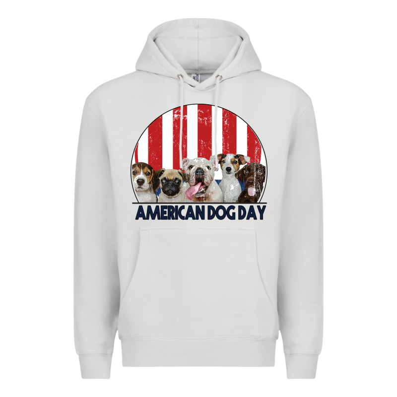 American Dog Day Premium Hoodie by Bettercallsaul | Teevron