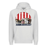 Dove Grey American Dog Day Premium Hoodie - Bettercallsaul