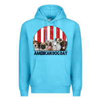 Ocean Blue American Dog Day Premium Hoodie - Bettercallsaul