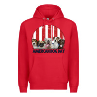 Red American Dog Day Premium Hoodie - Bettercallsaul